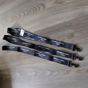 Adventures by Disney Lot of 3 Used Pin Lanyards